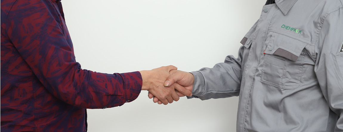 business handshake representing in depth process performance evaluation and optimization