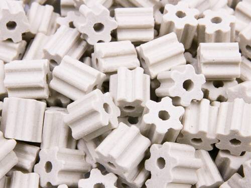 Ceramic Fluted Ring, Topping Media